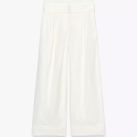 ZARA BELTED CULOTTES - Picture 10 of 11
